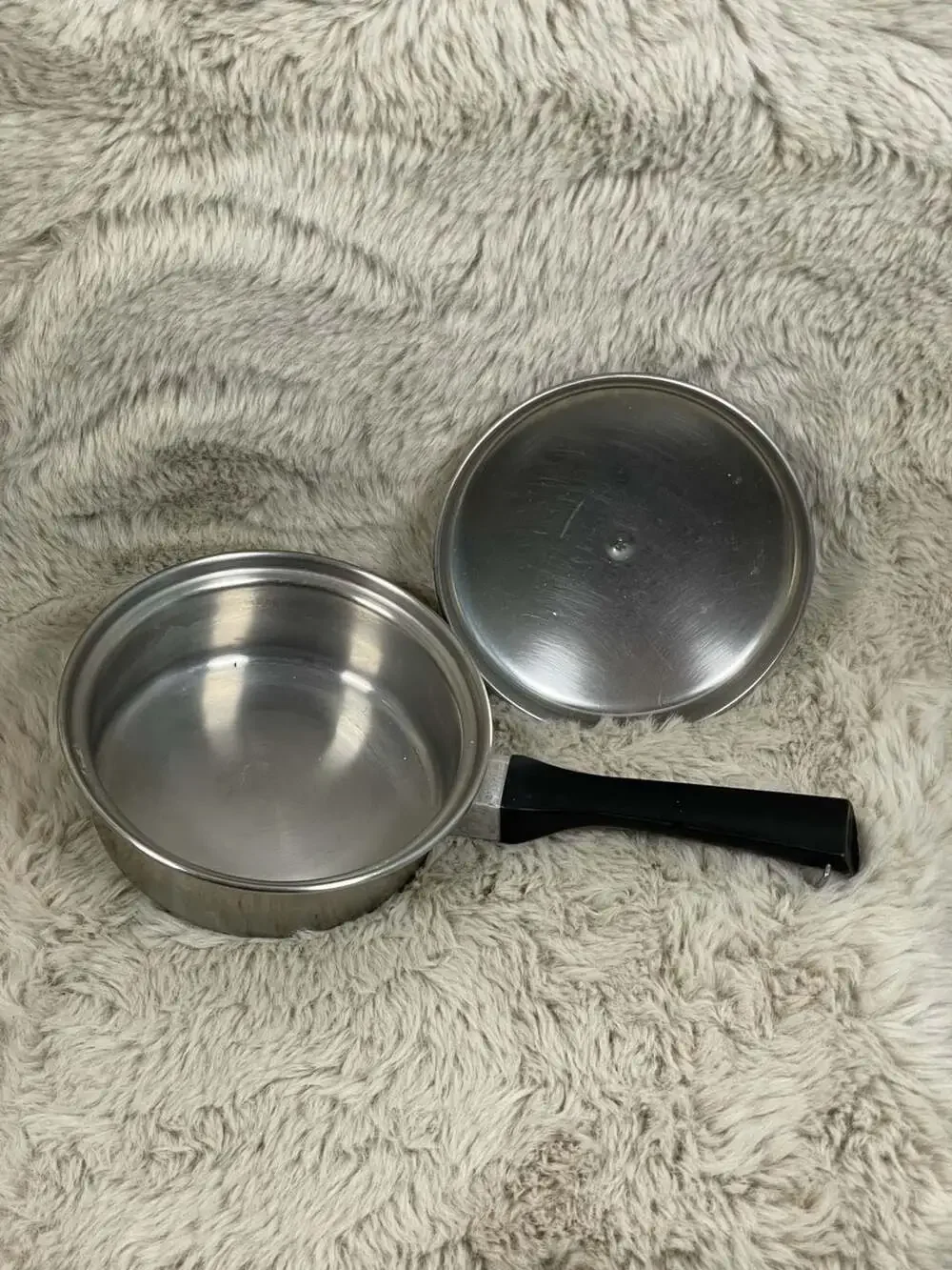Vintage Fashion Manor J.C. Penney Stainless Steel Pot/Pan Set w/Lids - 6 Piece